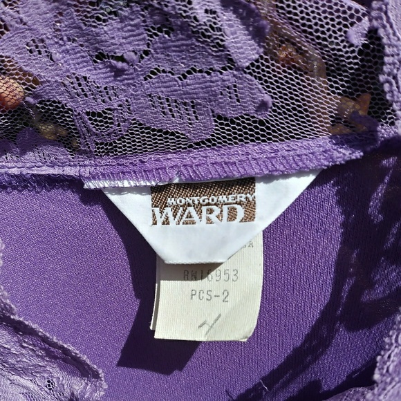 Vintage 1970s Lavender Romantic Folklore Dress - Picture 4 of 8